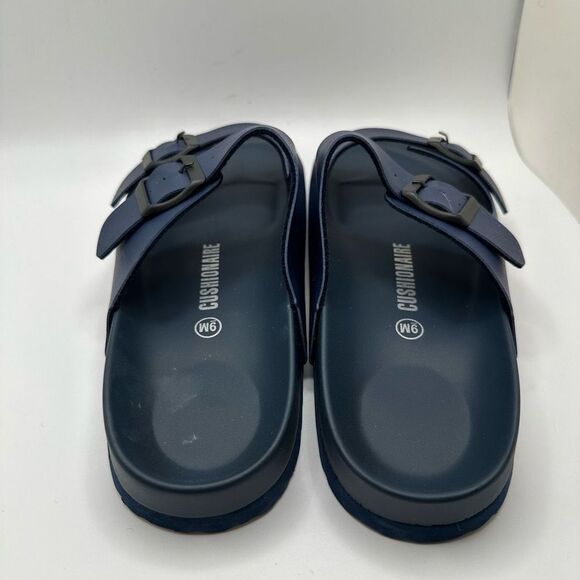 CUSHIONAIRE Women's soft footbed Sandal with +Comfort 9 NAVY - Picture 4 of 7
